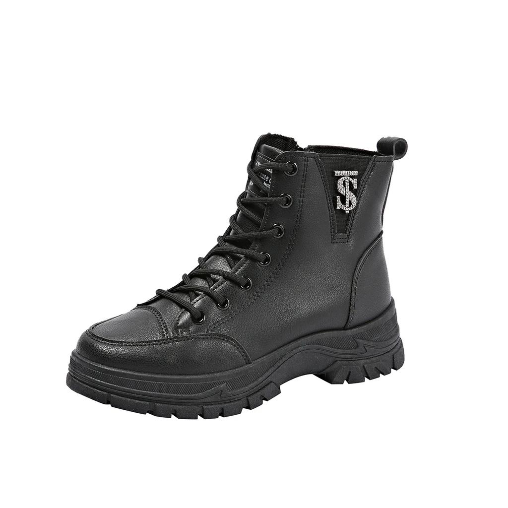 Women's Ankle Boots New Lace Up Platform Shoes for Women Sneakers Outdoor Casual Women's Short Platform Boots Zapatos De Mujer