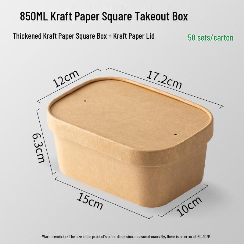 Biaoxing Disposable Rectangular Sugarcane Pulp Food Container