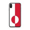 Coque Téléphone – Drapeau Du Groenland – Compatible iPhone X – Étui Souple – Résistant Et Antichoc - Silicone - Pixelforma