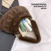 Cute Plush Winter New Fluffy Shoulder Bag with Strap  Hobo Crossbody Bag for Women Casual and Versatile Handle Chain Bag