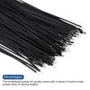 uxcell Connecting Wire, Jumper Wire, Pickup Cable, Double-Headed Tinned, for Electric Guitar Wiring and Headphone Wires, 10cm Long, Black, 100 Pieces