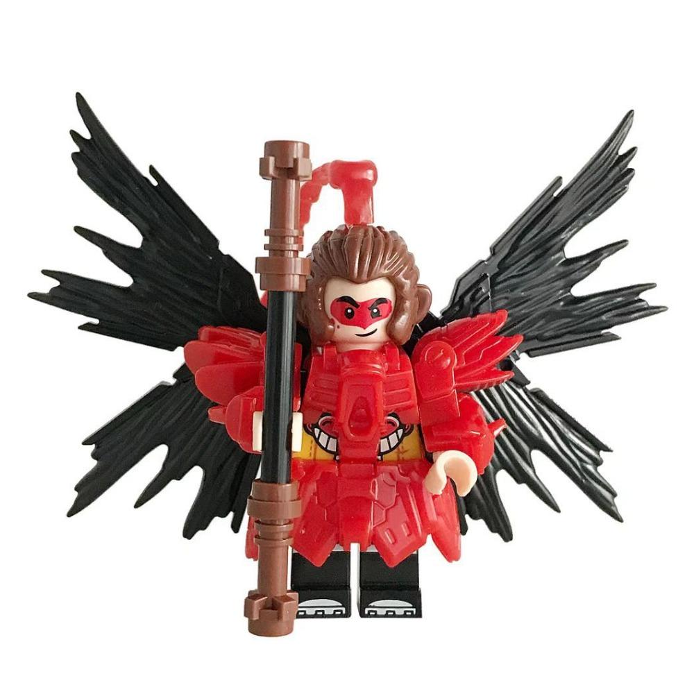 Building Block Doll Westward Journey Wukong Building Block Cool Wings Puzzle Assembly