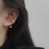 European and American Ins Zircon Love Without Ear Piercings, Ear Clips, Niche Design Sense, Metal Personality Earrings, Fashion Temperament Earrings