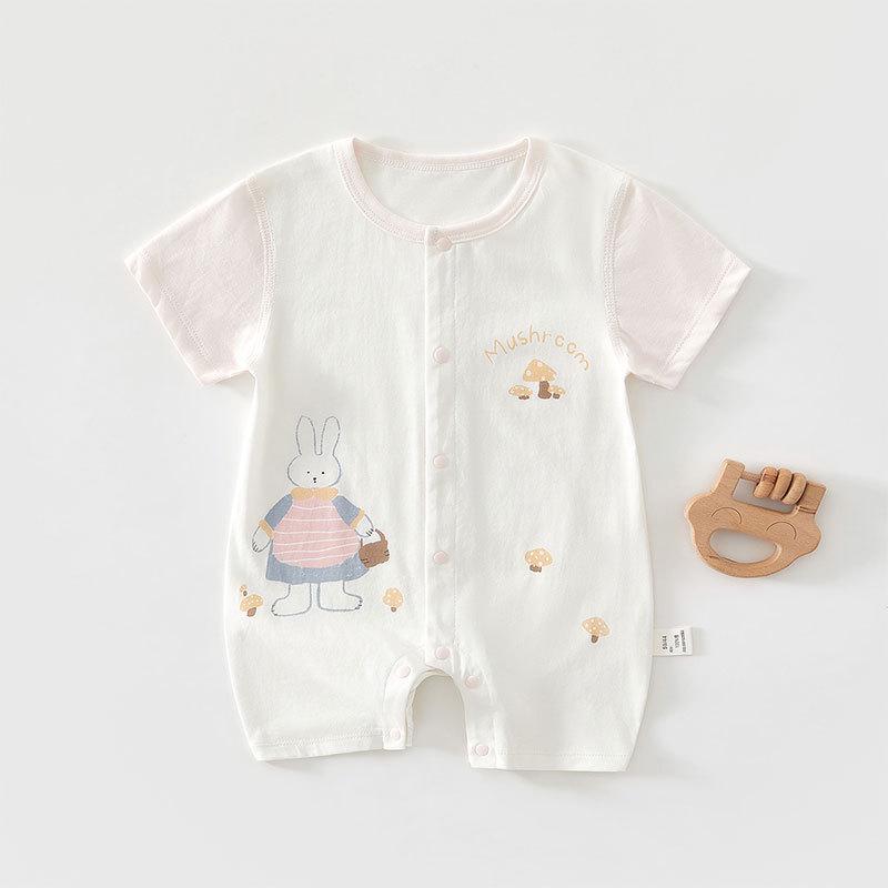 Dünner Stil Sommer Baby Strampler Kurzarm Body für Neugeborene