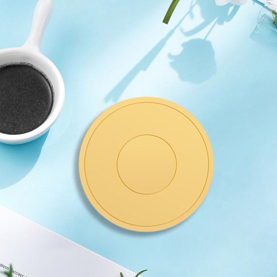 Silicone Coaster Heat-resistant Non-slip Kitchen Countertop Table Protection Round Mug Coffee Tea Cup Pot Holder Mat Pad