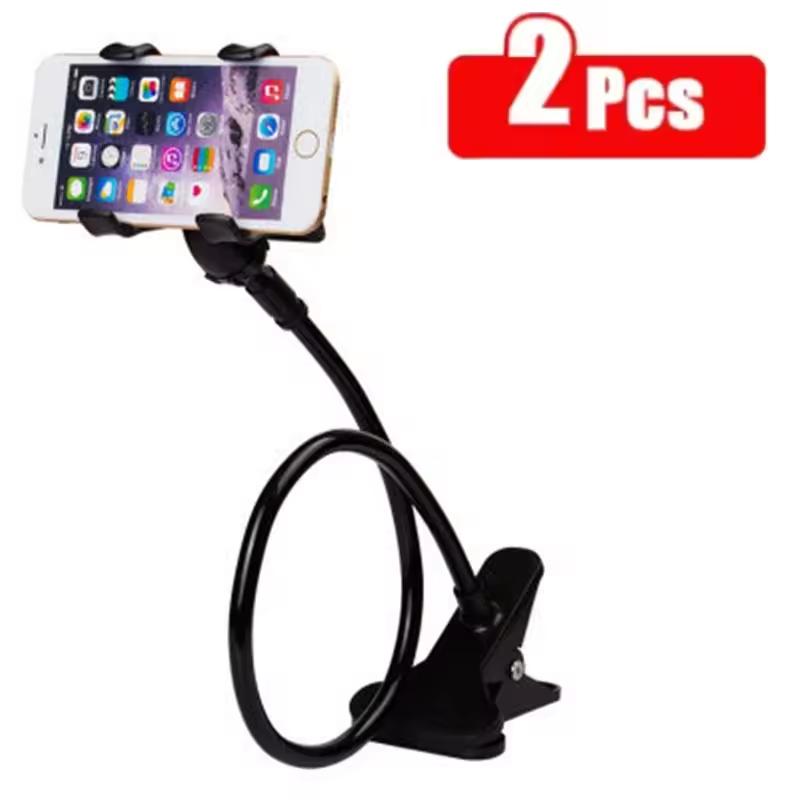 Universal Cell Phone Holder Flexible Long Arm Lazy Phone Stand For Samsung Huawei 360° Rotation Stable Bracket