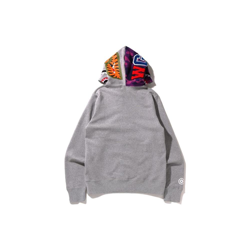 A BATHING APE Shark SS22 Color Camo Shark Full Zip Hoodie Sweatshirt Men's 1I30-115-023