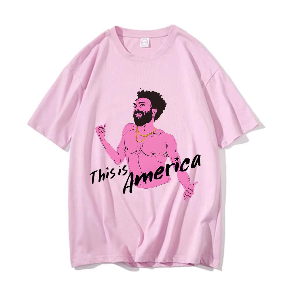 

Featuring Childish Gambino Graphic Printing Hip Hop Tshirts Funny Cotton Loose Tees Shirts Street Oversized T-Shirts Man Women 5XL