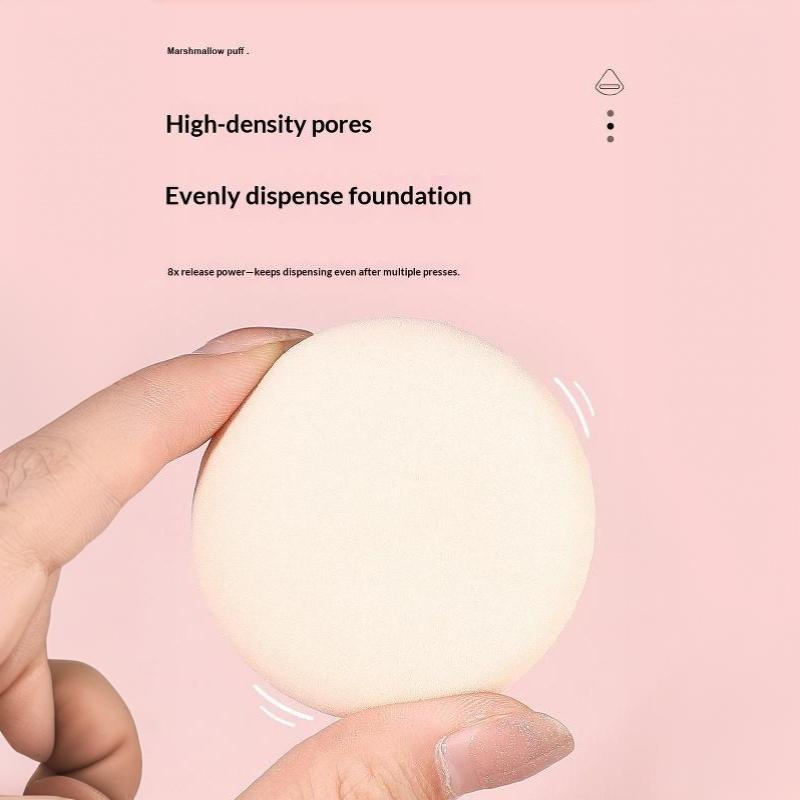 5Pcs Round Square Triangle Shape Makeup Sponge Puff Dry Wet Dual-Use Soft Cotton Candy Air Cushion Foundation Powder Puff