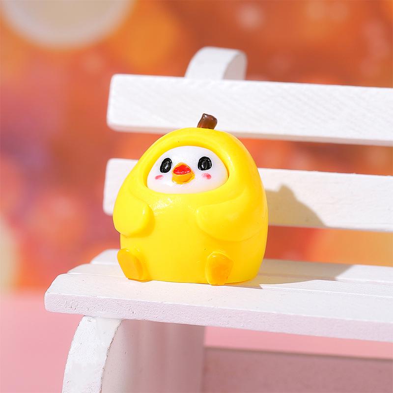 Mini Fruit Doll Resin Ornaments: Cute DIY Desktop and Micro Landscape Accessories