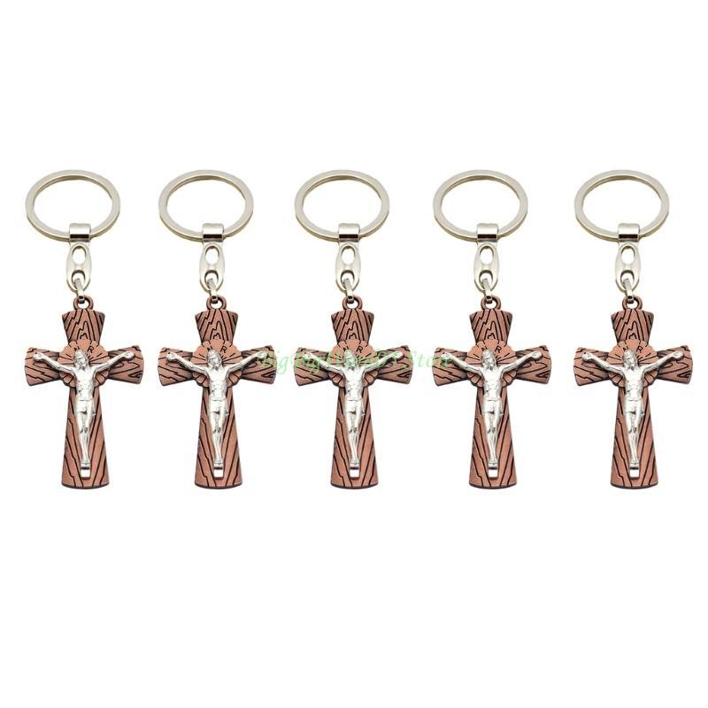 24TE Keychains Rings DIY Car Hanging Simple Jewelry Handmade Gift
