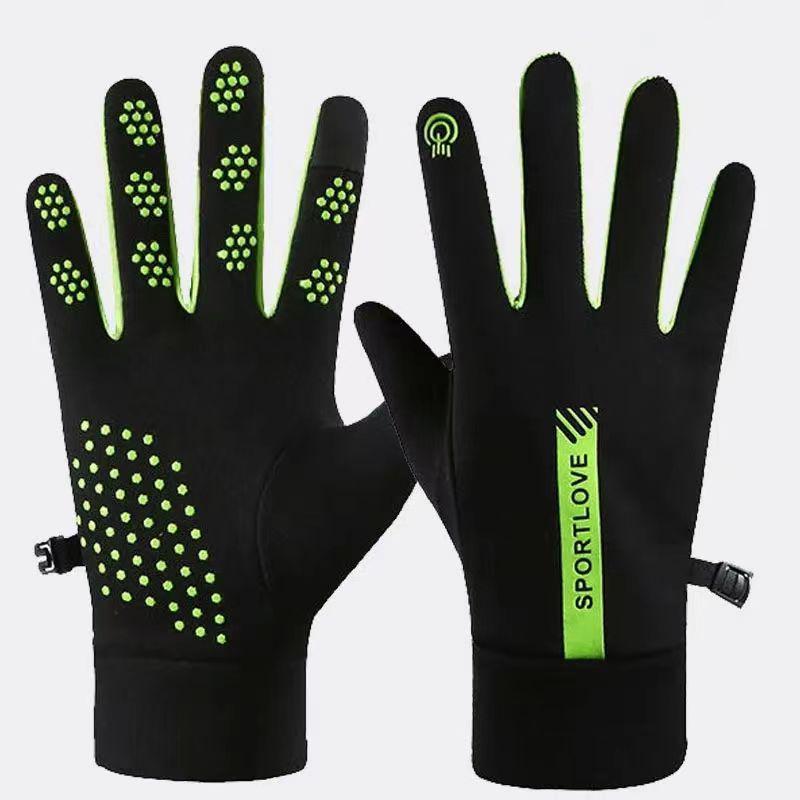 "Men's and Women's Thick Winter Warm Gloves with Touch Screen, Windproof, Non-slip for Driving and Riding."
