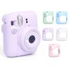 Per Fotocamera Fujifilm Instax Mini12 Custodia in Silicone Guscio Copertura Protettiva Monocolore Morbida Antigraffio Per Custodia Instant Mini 12
