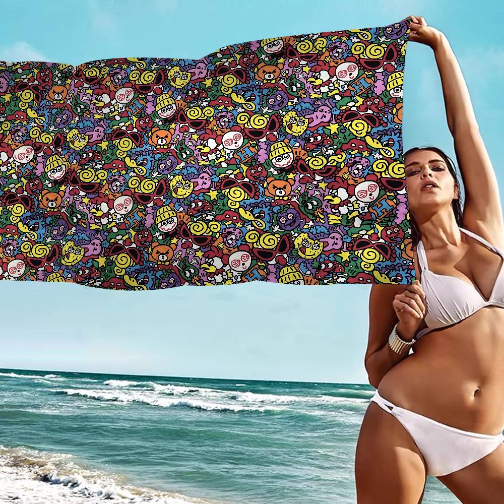 Japan Fashion Hysteric Mini Microfiber Beach Towel Absorbent Quick Dry Soft Yoga Swimming Resort Mountain Climbing Towel
