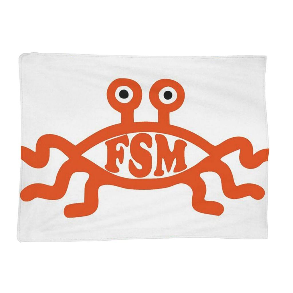 The Flying Spaghetti Monster Flying Spaghetti Monsterism Fsm Blankets Flannel Throw Blanket Bedspread For Bedroom Picnic Couch