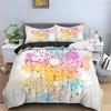 Dream Catcher Duvet Cover Set Bohemian Mandala Comforter Cover Microfiber Colorful Feathers Bedding Set Single Queen King Size