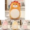 Soft And Adorable Animal Plush Toy Pillow For Children's Gift Dinosaur/lion 17.1in-31.5in
