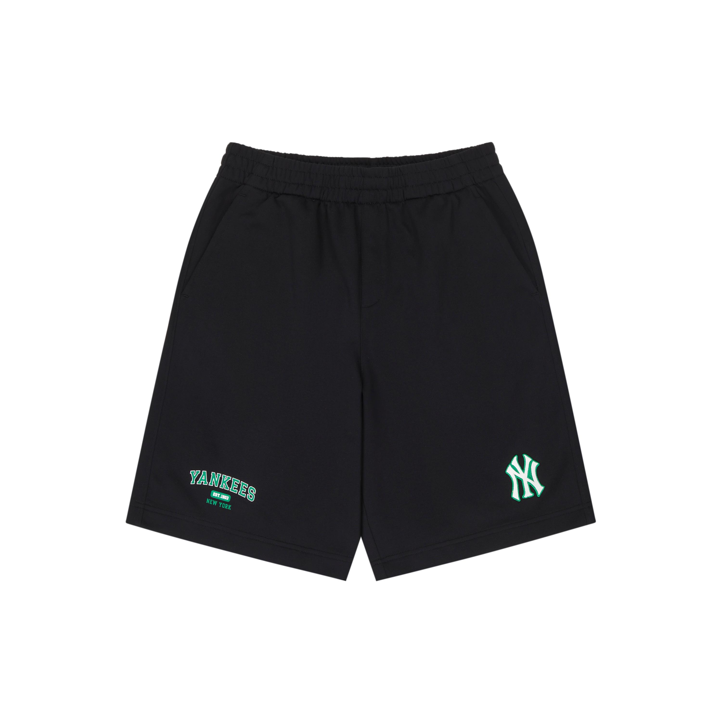 MLB College Style Series Casual Shorts Unisex Black Moderate 3ASPV0143-50BKS XS
