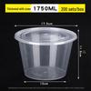 Zhishi Disposable Round Transparent Food Container