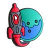 Space-Themed Astronaut and Spaceship Charm Set: Decorative Accessories for Kids