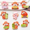 Cartoon God of Wealth Resin DIY Accessories: Cream Glue, Hair Clips, Keychains, Pencil Case Ornaments