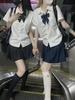 Japanese Academy-Style JK Uniform Set: Women's Short Sleeve Shirt & Pleated Skirt