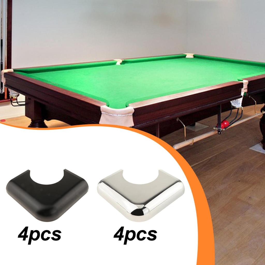 4Pcs Pool Table Corners Wear Resistant for Decoration and Stability Covers