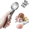 Stainless Steel Spherical Ice Cream Scoop for Fruit Digging, Meatball Making, and Other Cooking Tools (Large Color Box Package)
