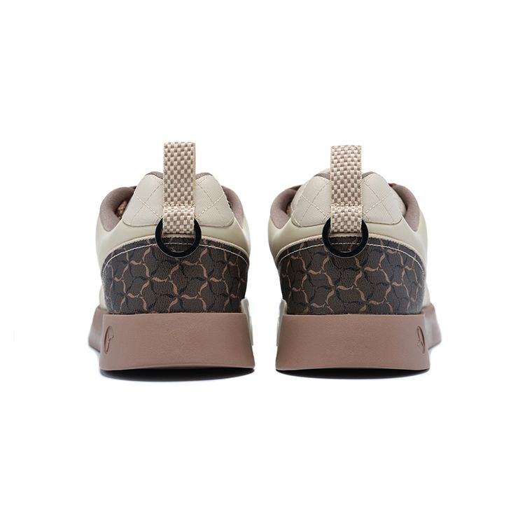 Li-Ning 1990 Wind Chime 2 Lightweight High Resilience Low Top Skate Shoes Men Skate Shoes White Brown ALHT007-3