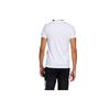 Adidas T Shirts Men's White Crew Neck Moderate Straight Fit FT2826