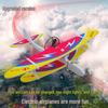 Electric Foam Hand-Throw Biplane Drone Glider Model Airplane Toy