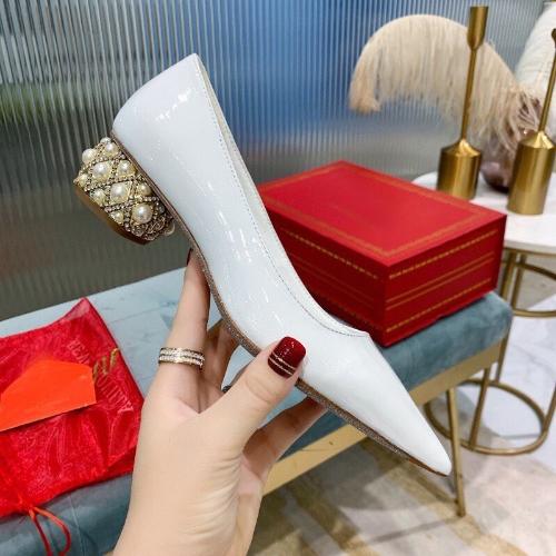 Black Rhinestone Stiletto Heels Chunky Heel Pointed Toe Work Shoes Patent Leather Suede Cowboy Blue Casual Pumps