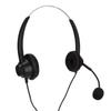 Telephone Headset Noise Reduction 3.5mm Straight Head Customer Service Headphone with Mic for VOIP Phones Call Center