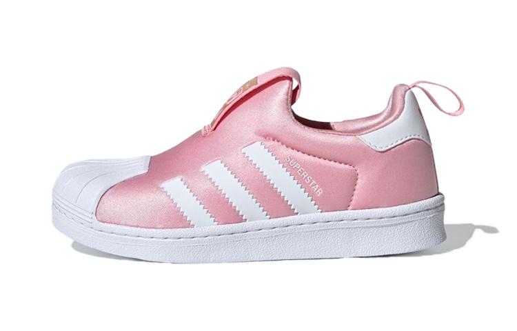 

Adidas Originals SUPERSTAR 360 Сітчасті Низькі Дитячі Скейтбордингові Взуття Білий Рожевий Діти Віком 3 7 Років EF9175 34