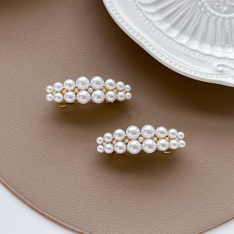 CHIMERA 2-Piece Bangs Clips, Spring Clips, Ponytail Clips, Half-Up Clips, Barrettes, Side Hair Accessories