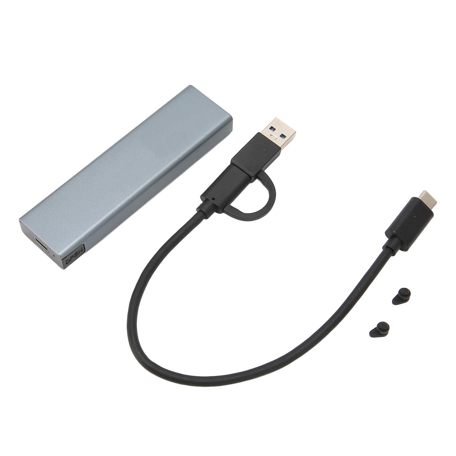 

Корпус жесткого диска PCIe NVMe NGFF SATA Dual Purpose USB3.1 10 Гбит/с высокоскоростная передача данных жесткий диск коробка