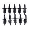 10 Pcs Plastic Liquor Free Flow Bar Wine Bottle Pourer Pour Spout Stopper