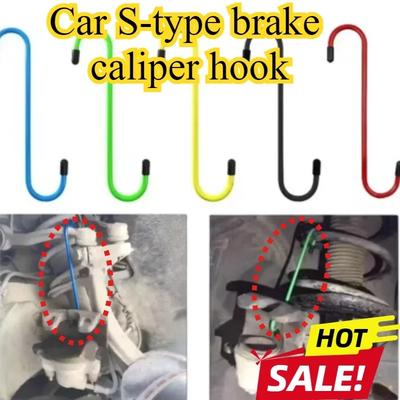 NEW 1/4PCS Brake Caliper Hangers Brake Caliper Compression Tool with Rubber Tips for Mechanic Automotive Tools