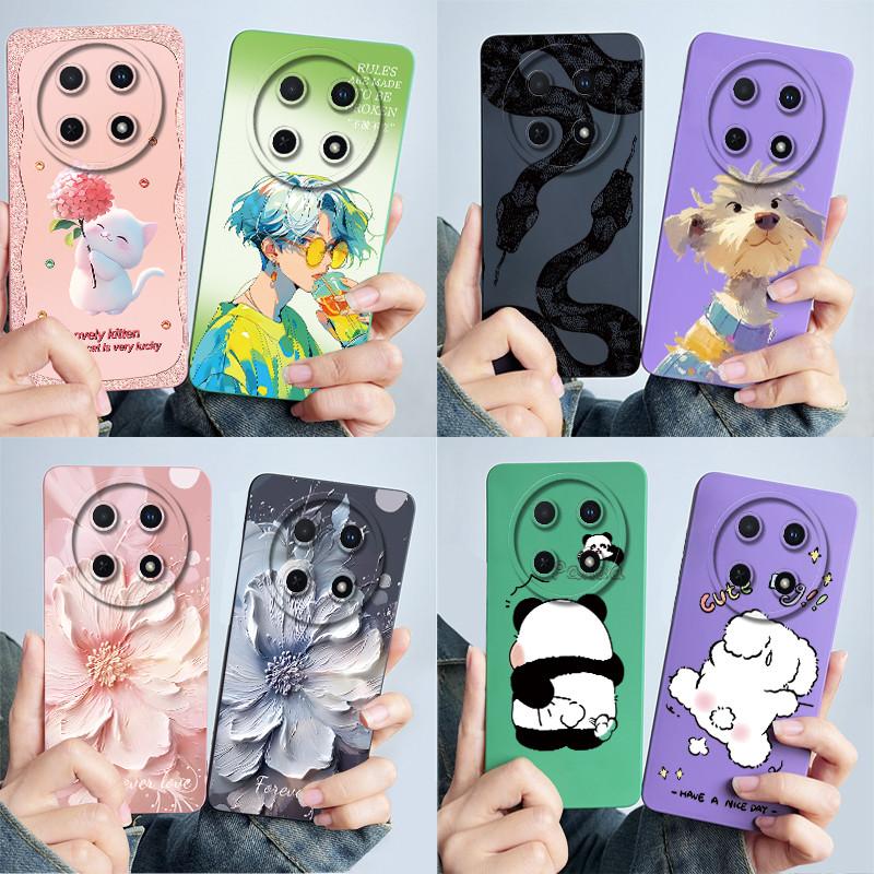 Für Huawei Nova 12i 4G Handyhülle Abdeckung Weiches Silikon Süß Bemalte Schale Cartoon Funda Süß Bedruckte Schutzhülle Coque