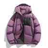 Men Women Hooded Cotton Jacket Men's Autumn Winter Thick Warm Cotton Coat Couple's Outerwear Puffer Parkas