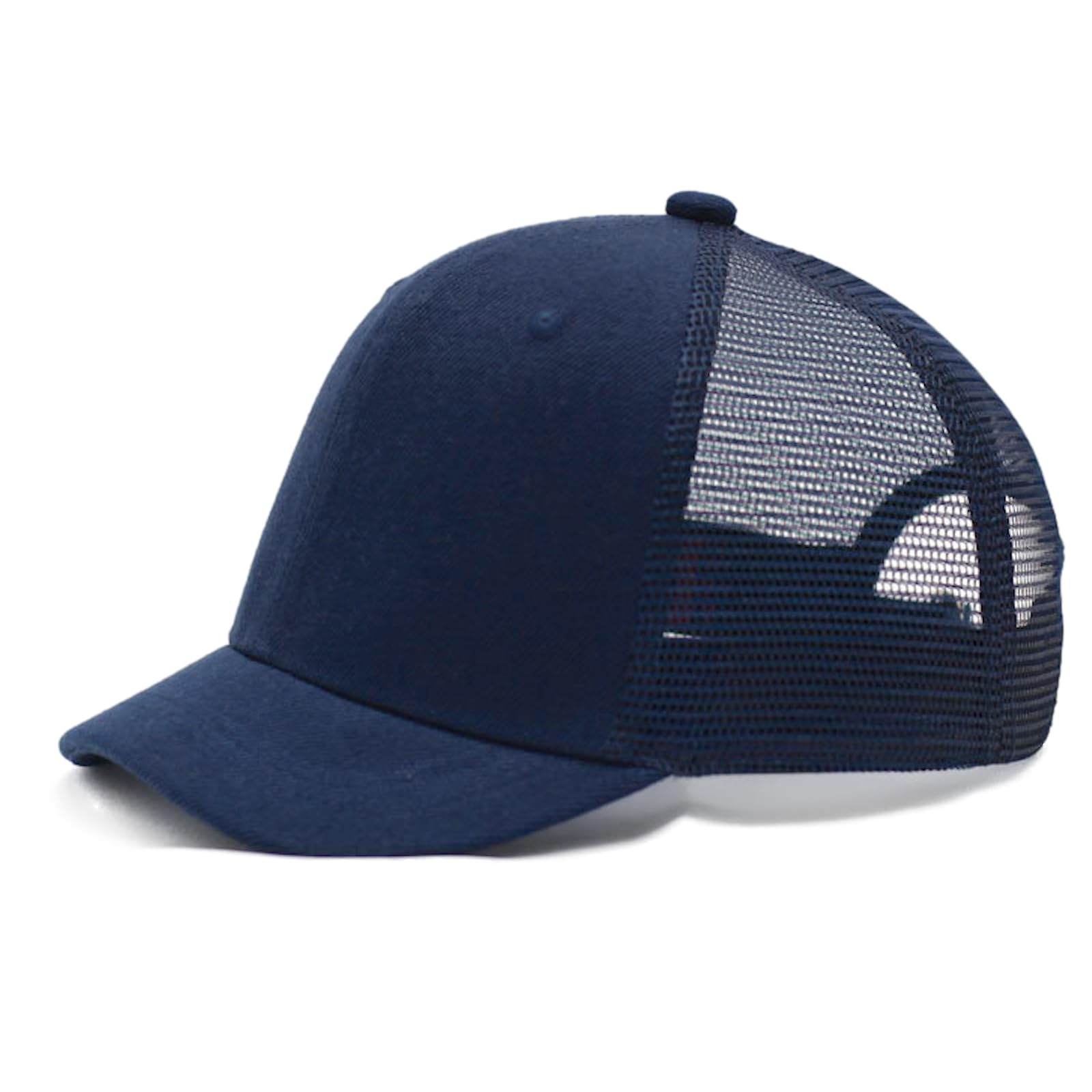 

HABERY Сетчатая бейсболка с коротким козырьком, однотонная, дышащая, мужская, кепка, шляпа, цвет, (военно-морской флот)