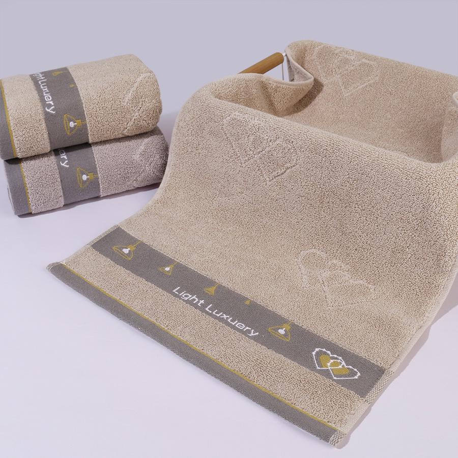 

Гаоян Толстое Мягкое Водопоглощающее Полотенце из Чистого Хлопка, Однотонное, Взрослая Салфетка для Лица 35*75 cm