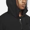 Nike Sportswear Tech Pack Woven Logo Embroidered Hooded Jacket Men Jackets Black DQ4340-010