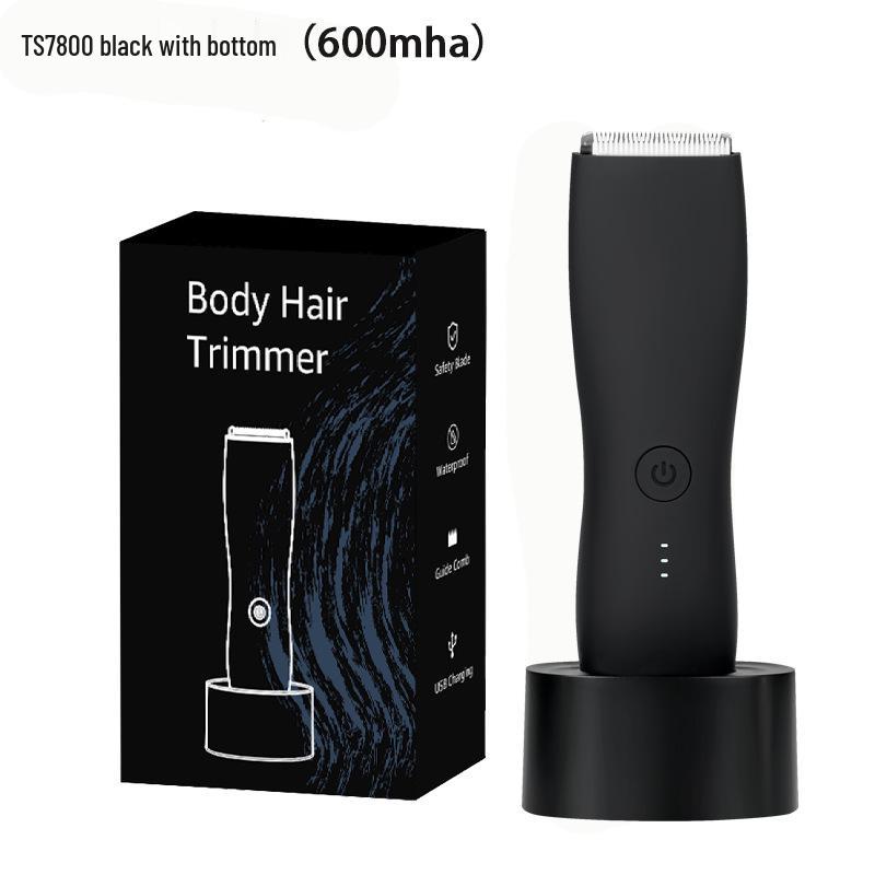 Waterproof Electric Body Hair Trimmer for Men - Armpit & Pubic Shaver