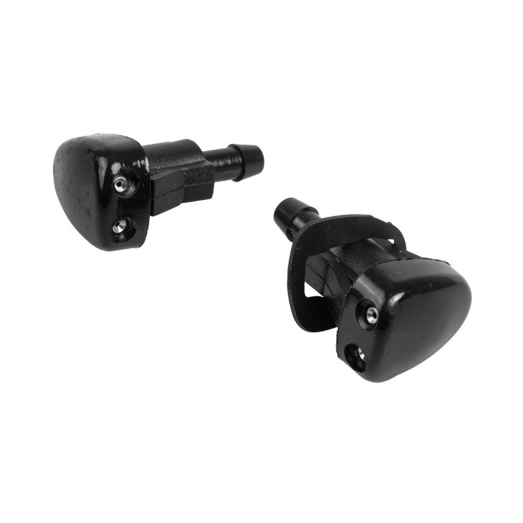 2-Piece Windshield Washer Nozzle for Hyundai Accent, Kia Old Model