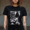 Black Mass Occult Men's T-Shirt, Satanic Print Unisex Top, Witchcraft Top,