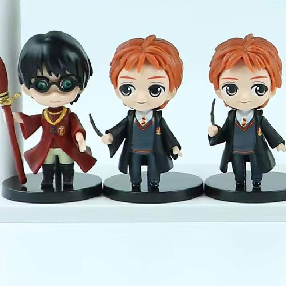 Durable Pvc Hermione Ron Harry Potter Model Figures Perfect For Cake Decoration