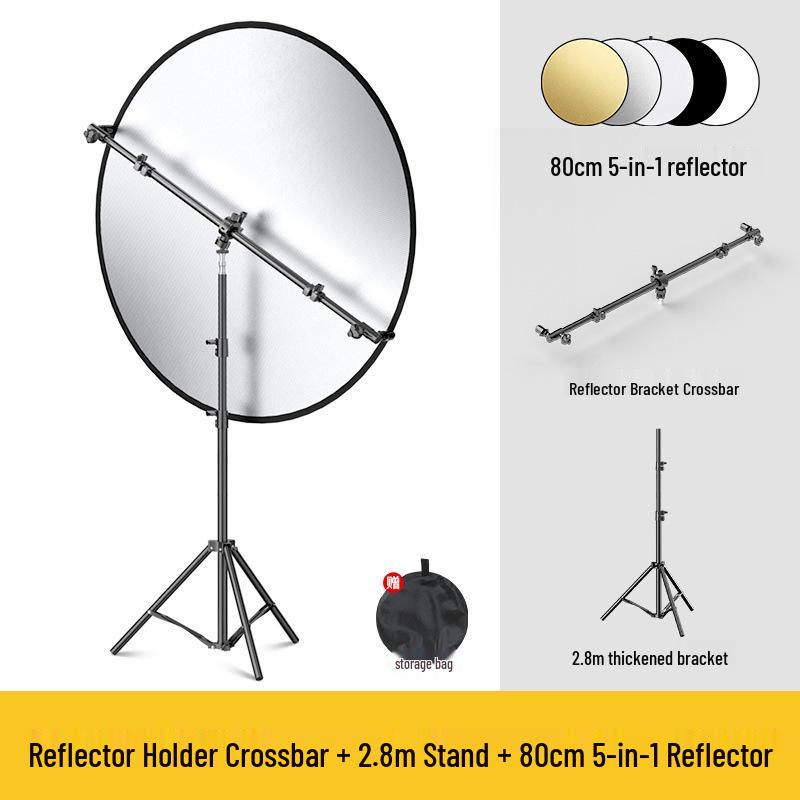 Adjustable Tripod with Folding Diffuser Board for Photography and Live Broadcast Lighting