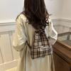 Stylish Retro Tote Bag With Trendy Plaid Design Perfect For Fall Fashion And Everyday Use