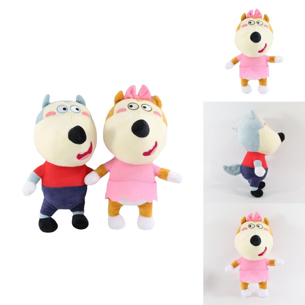 Adorable 25cm Wolfoo Lucy Plush Toy Soft And Cuddly Stuffed Cartoon Doll